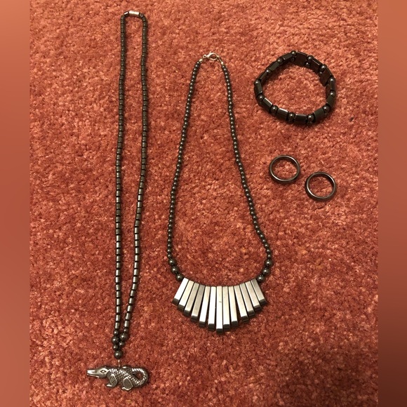 Jewelry - Hematite Jewelry Lot